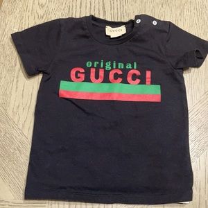 Gucci shirt toddler size 18-24 month. Worn twice by my son